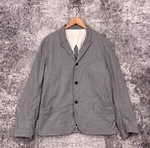 Steven Alan Blazer Medium Mens Cotton Unstructured Gray Jacket